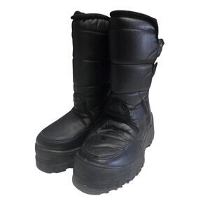 Kids Black Snow Boots – WFS – 13/1